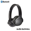 audio-technica ヘッドホン ワイヤレスヘッドホン 最大60時間 急速充電対応 ブラック ATH-S220BT BK 軽い 疲れにくい 有線でも使える 音漏れしにくい ロングバッテリー 動画 ゲーム ハンズフリー通話 マルチポイント対応 いい音 ヘッドフォン audio-technica オーディオテクニカ