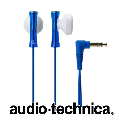 イヤホン インナーイヤーヘッドホン ブルー 軽量 小さめ クリアな高音質 ATH-J100-BL audio-technica オーディオテクニカ