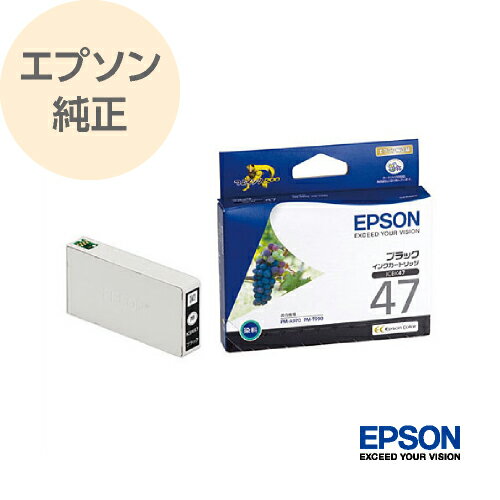 EPSON エプソン 純正 インクカートリッジ ブドウ ブラック ICBK47