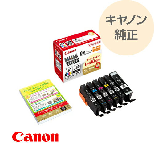 CANON キヤノン 純正 インクタンク BCI-381（BK/C/M/Y/GY）＋ インクタンク BCI-380 6色マルチパック 標準容量 BCI-381+380/6MP