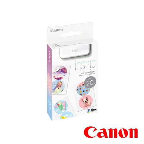 CANON Lm ~jtHgv^[ iNSPiCptHgy[p[ iNSPiCp p ZINK tHgy[p[ ی`V[ 20 ZP-2030-2C-20