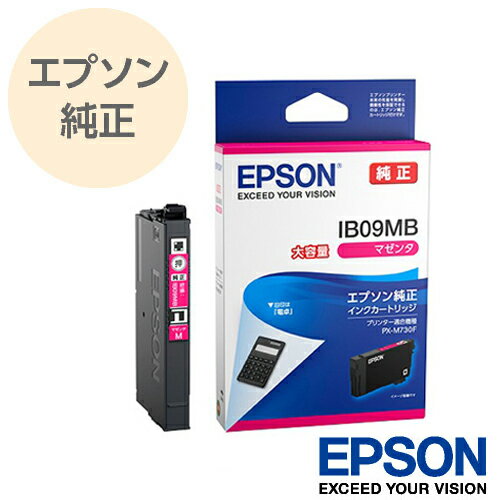 EPSON エプソン 純正 ビジネスプリンター用インクカートリッジ 電卓 大容量 マゼンタ IB09MB