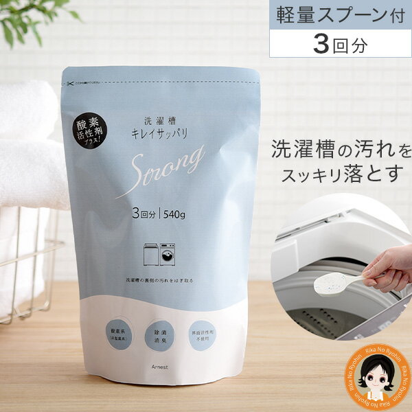 【3個〜送料無料★3回分】★最大3,000円クーポン★【軽量スプーン付】 洗濯槽キレイサッパリストロ