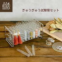 ぎゅうぎゅう試験管 / ガラス製 試験管 50本付き 試験管立て インテリア 小物入れ ハンドメイド 片付け ギフト 贈り物 プレゼント サプライズ 知的 理科...
