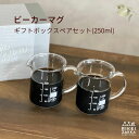 ビーカーマグ ペアセット 250ml ／マ