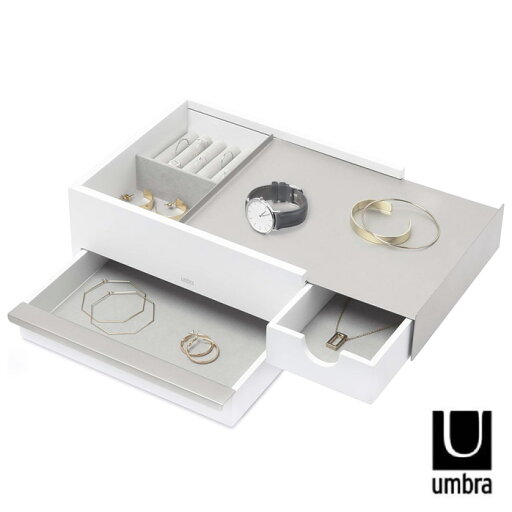 umbra アクセサリー 収納 ジュエリー収納 ジュエリー ボックス トレイ ケース 小物収納 小物入れ インテリア アンブラ L STOWIT ストウイット 2290245670 ホワイト ニッケル umbra アクセサリー 収納 ジュエリー収納 ジュエリー ボックス トレイ ケース 小物収納 小物入れ インテリア アンブラ L STOWIT ストウイット 2290245670 ホワイト ニッケル