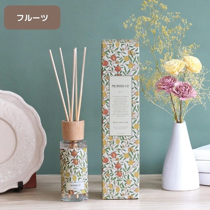 英国MORRIS & CO. リードディフューザー 90ml シンプリーモリス (フルーツ) ギフトにも