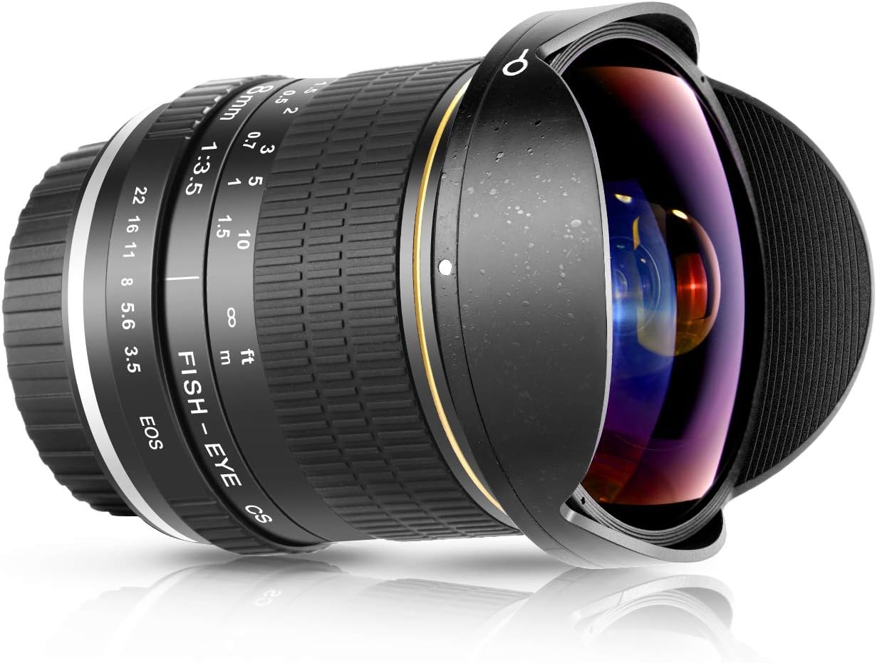 ΦƲ㤨8mm F/3.5 Ķѥޥ˥奢եĹ APS-C DSLR Canon EOS 77D 80D Rebel T7 T7i T6i T6s T6 SL2 SL3 ǥեѡפβǤʤ37,800ߤˤʤޤ