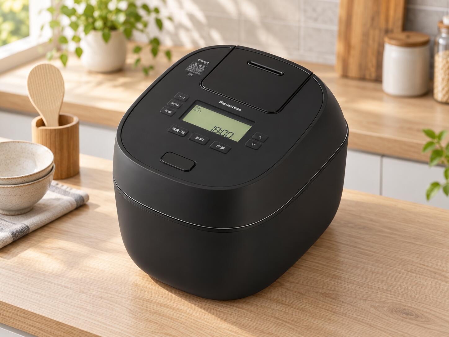 Panasonic SR-N518D-K おどり炊き 圧力IH炊飯器 1升 ブラック ダイヤモンド竈釜 玄米 24時間保温