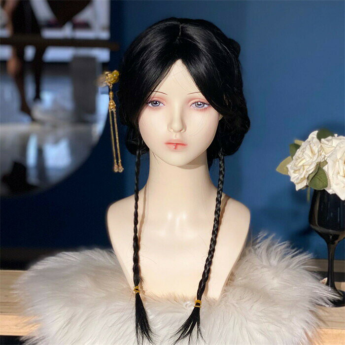リアルヘッドマネキン頭部ウィッグスタンドマネキンヘッドカツラ理容院美容院ヘッ...