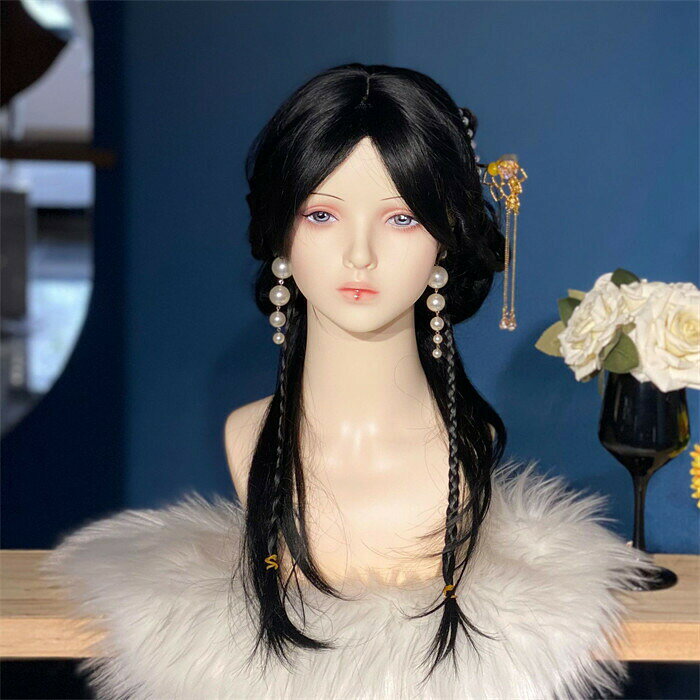 リアルヘッドマネキン頭部ウィッグスタンドマネキンヘッドカツラ理容院美容院ヘッ...