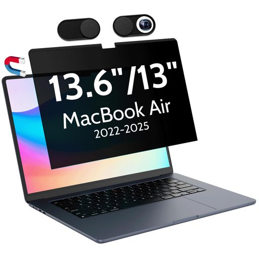 MACBOOKAIR13.6/13(2022-2025M2M3M4)ѥޥͥåɻߥեࡢ곰ǽʥ֥롼饤ȥåȥ...
