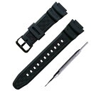 ラバー ウォッチ バンド PU ストラップ 腕時計ベルト コンパチブル FOR CASIO AQ-S810W SGW-300H MRW-200H AE-1000...