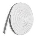 PATIKIL 反射テープストリップ 10 MM X 22ヤード 高視認性 反射テープ 縫い付け DIY 警告安全生地ウェビング 衣類 レインコート用 ホワイト
