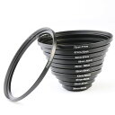 K&F CONCEPT ステップアップリング 26MM-30MM 30MM-37MM 37MM-43MM 43MM-52MM 52MM-55MM 55MM-58...