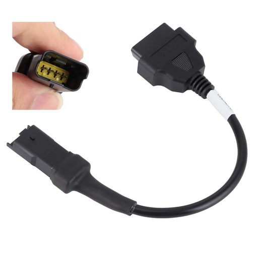 診断4ピンOBD2 取り付けが簡単 OBD2診断アダプター ディアベル 2010-2014に適合 ムルティストラーダ 1200 2010-2014に適合 故障診断機