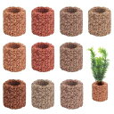 PAVIKE水草固定リング【10個セット】水生植物固定リング水槽の植物ホルダー水草おもり水槽の装飾、付属品、ほとんどの固定に適しています