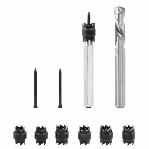 Wolfride10本セットロータリースポット溶接カッターリムーバードリルビット3/8インチHSS高