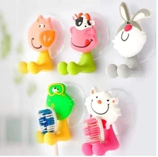 YOULANE歯ブラシホルダースタンドかわいい吸盤式壁掛けアニマル動物5種類セット歯ブラシ掛け雑貨小物収納(5個セット) YOULANE歯ブラシホルダースタンドかわいい吸盤式壁掛けアニマル動物5種類セット歯ブラシ掛け雑貨小物収納(5個セット)