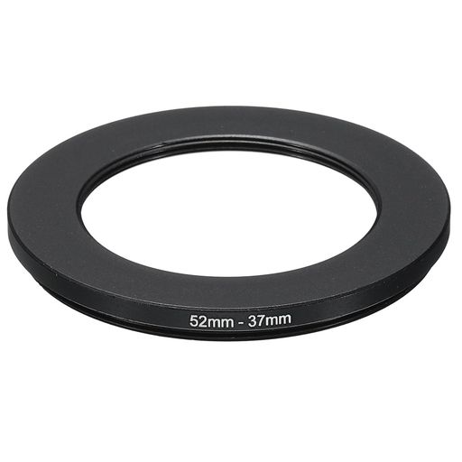 PATIKIL52MM-37MMメタルステップダウンリングカメラレンズフィルターアダプターリングカメラレンズフード用アルミニウムフィルターアダプターリング黒