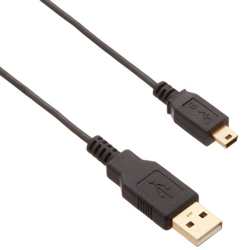 Хåե BUFFALO USB2.0֥ (A TO MINIB) ॿ ֥å 1.5M BSUAMNSM215BK