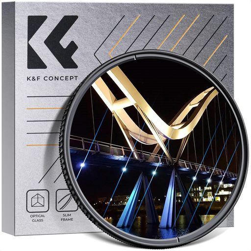 K&F CONCEPT 72MM ֥롼ȥ꡼ե륿 ü̥ե륿 BLUE STREAK 18إƥ  3祯...