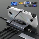 【2024新設計】ROGALLYX/LEGIONGO/STEAMDECKOLEDドック7-IN-1USB-CハブドッキングステーションHDMI4K@60HZRJ45100WPD充電M.2ハードドライブベイ(2)