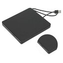 外付けDVDドライブ XP / WIND10 / VISTA / 7 / LINUX/OS X用USB2.0ポータブルDVDプレーヤー プラグアンドプレイ(黒)(2)