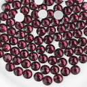 Beadsland(ビーズランド)288ピースフラットバックラインストーンネイルアートクラフト用ノン・ホットフィックスアメジストSS306.3-6.5mm