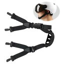 PAVIKE ヘルメット 帽子用あごひも ヘルメット用チンストラップ ヘルメット あごパッド 安全帽用 固定・保護用 調節可能 取付簡単 顎紐 あご紐 調節可能...