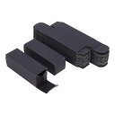 BENECREAT50個8.6X2.8X2.8CMクラフト紙口紅包装ボックス長方形リップスティックボックスプレゼント包装黒色