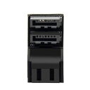 NFHKデュアルSATA7ピンメス-7ピンオス垂直90度角度アダプターロープロファイルデスクトップSSDHDDメインボードマザーボード