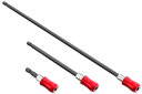 Saipor3個入り60/150/300mm長さビットホルダーエクステンション六角軸延長ビット6.35mmエクステンションバードリルソケット拡張ドライバー電動工...