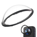 ESIFAREレンズガードINSTA360X4用【2枚セット】レンズ保護カバーレンズカバーキズ防止カメラレンズ9H硬度インスタ360X4保護レンズ高透過率アクシ...