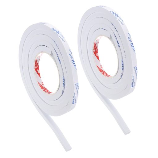 PATIKIL3/8”幅x3/8”厚x6.6フィート断熱フォームテープ2巻セルフアドヒーシブEVAウェザーストリッピングパイプドア窓断熱防音防振衝突防止ホワイト PATIKIL3/8”幅x3/8”厚x6.6フィート断熱フォームテープ2巻セルフアドヒーシブEVAウェザーストリッピングパイプドア窓断熱防音防振衝突防止ホワイト