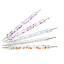 KINGSIEネイルドットペン5本セットラメ入りネイルアートペンドッティングペンネイルアートマニキュアツール