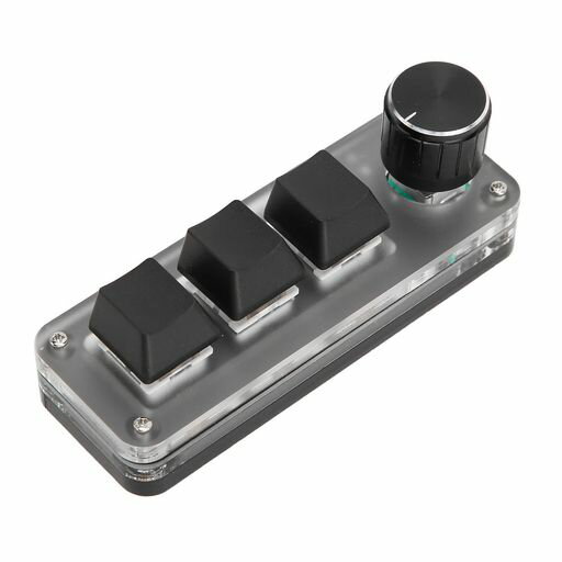 プログラム可能なマクロ キーボード、3 キー レッド スイッチ RGB バックライト ミニ カスタム キーボード、メカニカル ゲーム ショートカット キーボード、プラグ アンド プレイ、PC ラップトップ用 プログラム可能なマクロ キーボード、3 キー レッド スイッチ RGB バックライト ミニ カスタム キーボード、メカニカル ゲーム ショートカット キーボード、プラグ アンド プレイ、PC ラップトップ用