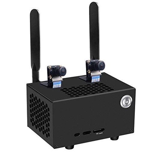 GeeekPiJetsonNanoケースNVIDIAJetsonNanoメタルケースエンクロージャー電源およびリセット制御スイッチは、NVIDIAJetson