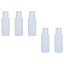 サムコストラベルPE小分けボトルプラスチック5本セット20ml30mlトラベルボトル化粧品シャンプークリームお出かけ小分け出張旅行用(透明色30ml)