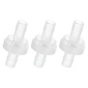 PATIKIL 5/16” バーブホースワンウェイインラ”ェックバルブ 3個 プラスチック製ノンリターンウォーターストップオゾン耐性バルブ 水族館 庭園 燃料油 空気 ガス用 透明