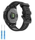 Fenix847MMFenix7バンドATiC替えベルトクィックリリース式取替え簡単ガーミンウォッチ交換用バンドシリコン製ソフト通気性高いスポーツ向きFenix7Pro/Solar/SapphireSolar/EPIX