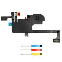 MMOBIEL IPHONE 14と互換性のあるイヤースピーカーフレックスケーブル - イヤースピーカーフレックス交換 - トップスピーカーフレックス - イヤースピーカーフレックスケーブル修理 - ドライバーが含まれています。(2)