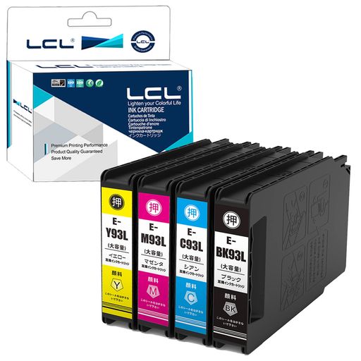LCL エプソン用 IC4CL93L ICBK93L ICC93L ICM93L ICY93L 顔料 (4色セット K/C/M/Y) 互換インクカートリッジ LCL エプソン用 IC4CL93L ICBK93L ICC93L ICM93L ICY93L 顔料 (4色セット K/C/M/Y) 互換インクカートリッジ