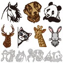 ユニークなダイカットデザイン: さまざまな動物の頭のパターン: 鹿の金属切削ダイスが 7 個付属します。 猫 犬 兎 馬 パンダとキリン. お気に入りの動物を選択して、対応するテーマのグリーティングカードを作成し、友人や家族に贈ることができます。. これはとても良い選択です. プレミアム素材: メタルキャットカッティングダイは炭素鋼製です。 非常に詳細な 繊細 再利用可能で洗える. 使用後は水洗いをおすすめします 長期間使用する場合は布で乾かして保管してください. 使いやすい: 必要な金属ダイカットを選択してください。 色紙の上に置きます フェルトやその他のカットしたいもの それをカッティングプレートの上に置き、すべてをダイカッティングマシンで組み立てます。 カットした後、印刷されたグラフィックを結合します あなた自身のデザインのユニークな工芸品が手に入ります. 幅広い用途: この動物のダイカットは招待状の作成に使用できます。