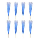 PATIKIL17”偽パンパスグラスウェディングフラワーパーティー花瓶アレンジメントセンターピース用8個ボヘミアン装飾グラデーションピーコックブルー