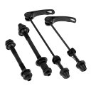 D DOLITY 超軽量 自転車 クイックリリース串セット フロントリアホイールハブ アクスル 実用的