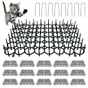 猫よけシート猫避けシートとげマット 害獣猫対策用シート 15枚組 15*20CM 猫よけトゲマット ガーデン保護 畑・庭・プランター適用 野良猫対策 害獣・猫侵...