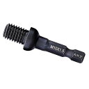 PETSOLAドリルチャックアダプター六角ビット6.35mm電動ドライバー用-A-M10x1.5