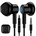 MACLE イヤホン 有線 マイク付き 3.5MMイヤフォン パソコン PC用 HIFI音質 通話可能 インイヤー型 対応IPHONE IPAD PS4 PS5/GALAXY/SONY XPERIA/AQUOS SENSE7 8(2)