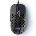 CYD C306 PRO 70G超軽量 ハニカムマウス ゲーミングPC マウス有線 12800 調節可能DPI エルゴノミクスデザインUSBゲーミングマウス 7個プログラムボタン LED呼吸ライト WINDOWS 10、8、7、VISTA、XP、MAC(2)